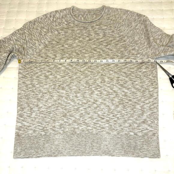 Lululemon Boxy Marled Knit Long Sleeve Sweater Women's L | Tan Beige | EUC - Picture 8 of 10